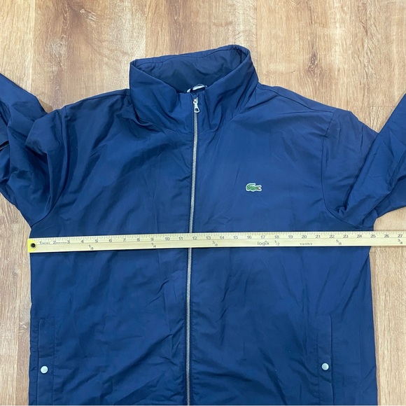 Lacoste Jacket Mens XXL Navy Blue Yachting Parka Wind Rain Coat - Picture 5 of 13